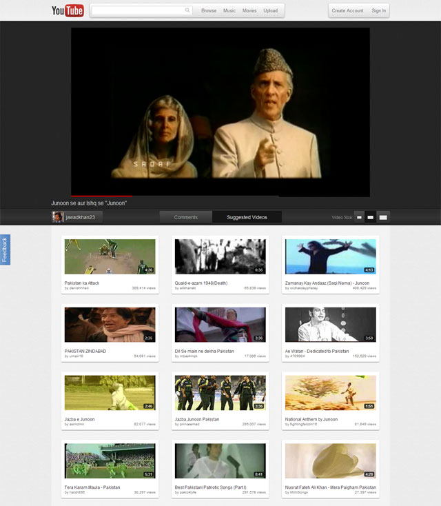 Youtube New Interface