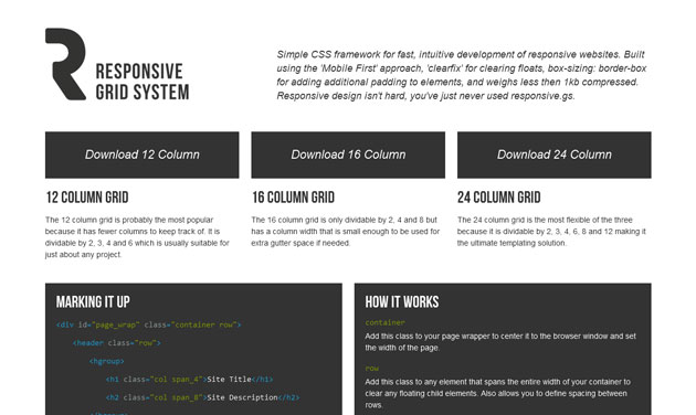 Responsive Grid System