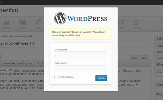 WordPress 3.6 Login Notification