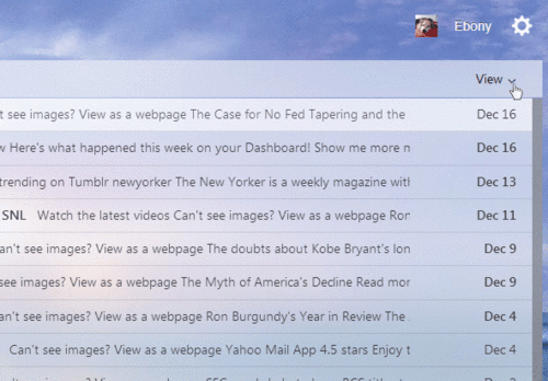 How to enable Yahoo Mail Tabs