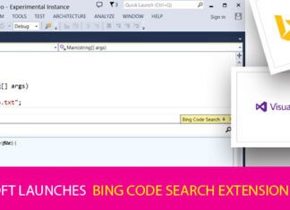 Microsoft launches Bing Code Search extension for Visual Studio Microsoft launches Bing Code Search extension for Visual Studio