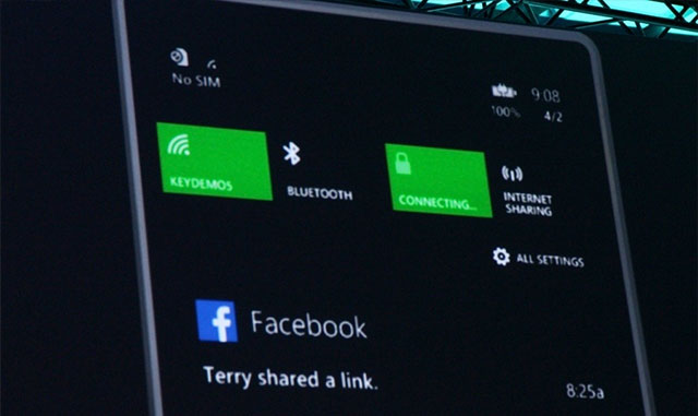 Windows Phone 8.1 Action Center