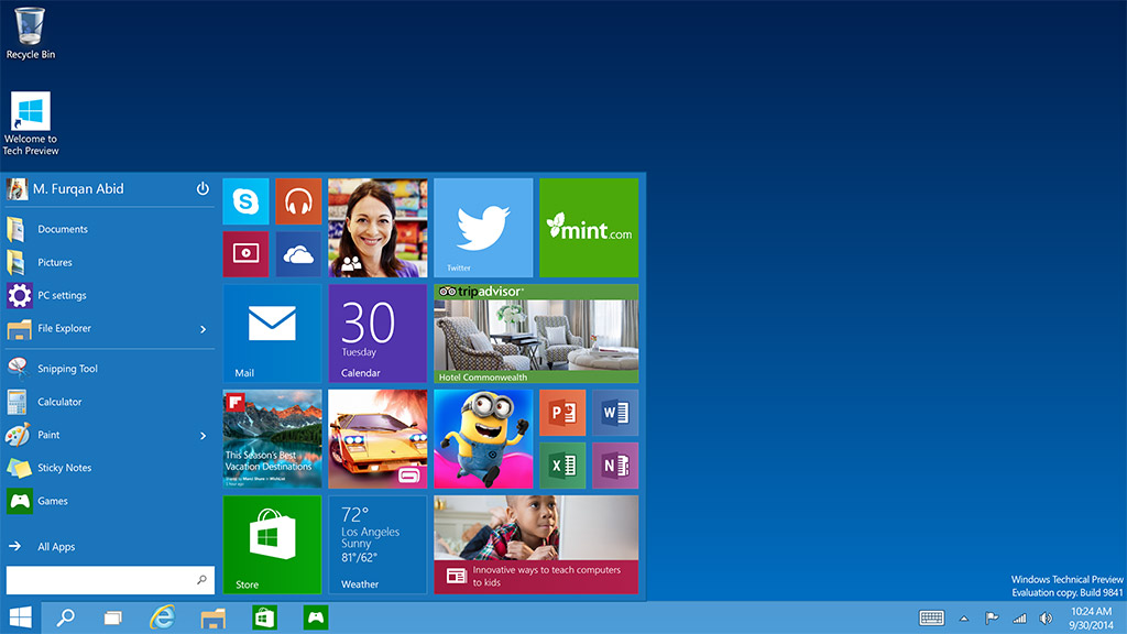 Windows 10 Preview