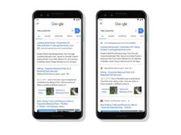 Google Search new look on mobile devices