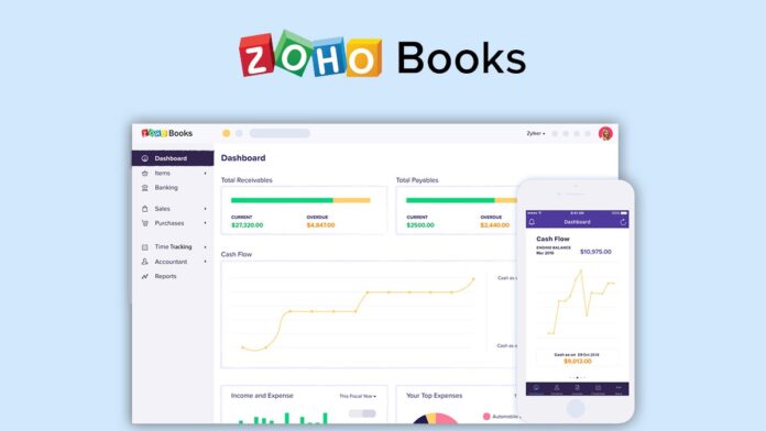 Zoho Books - A Quickbooks Alternative